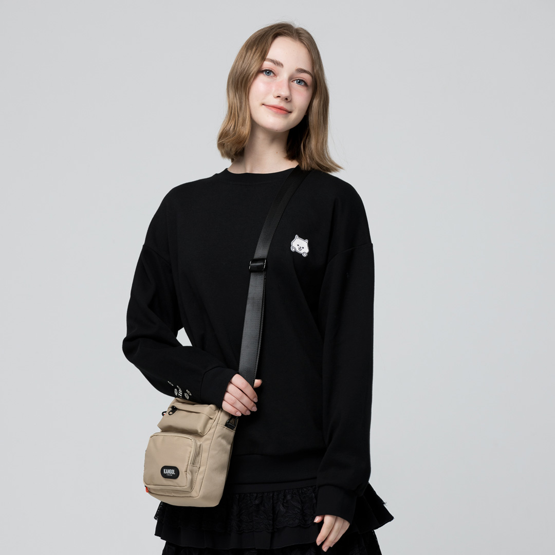 KANGOL袋鼠側背尼龍相機包-卡