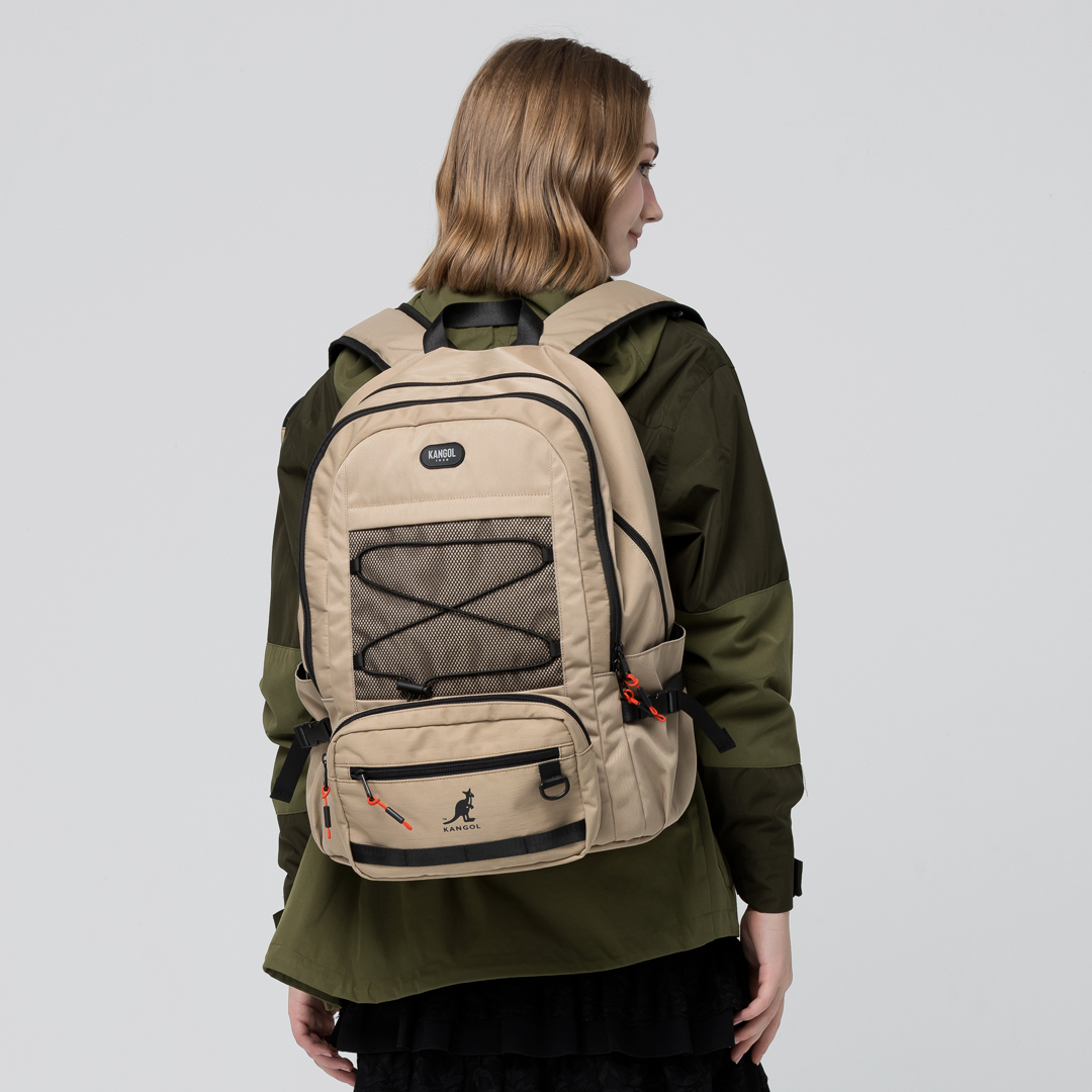 KANGOL袋鼠多功能後背包-卡
