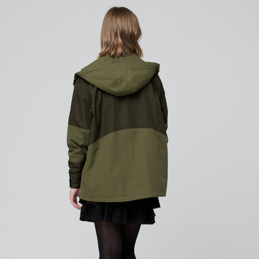 KANGOL袋鼠中性防潑水風衣外套