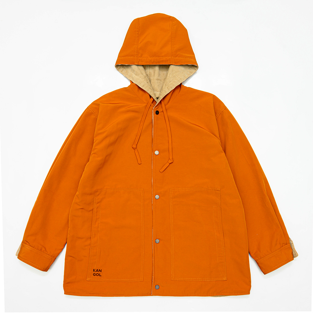 KANGOL袋鼠中性雙面燈芯絨外套