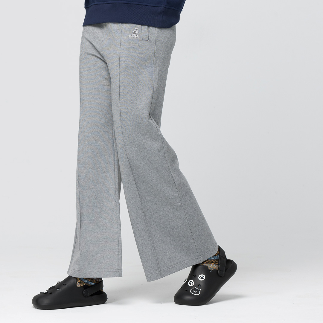 KANGOL袋鼠女款長褲-灰