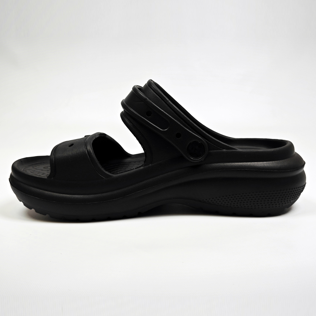 AKIBO千層洞洞鞋-經典黑(中性款、耐走、兩穿、防水)