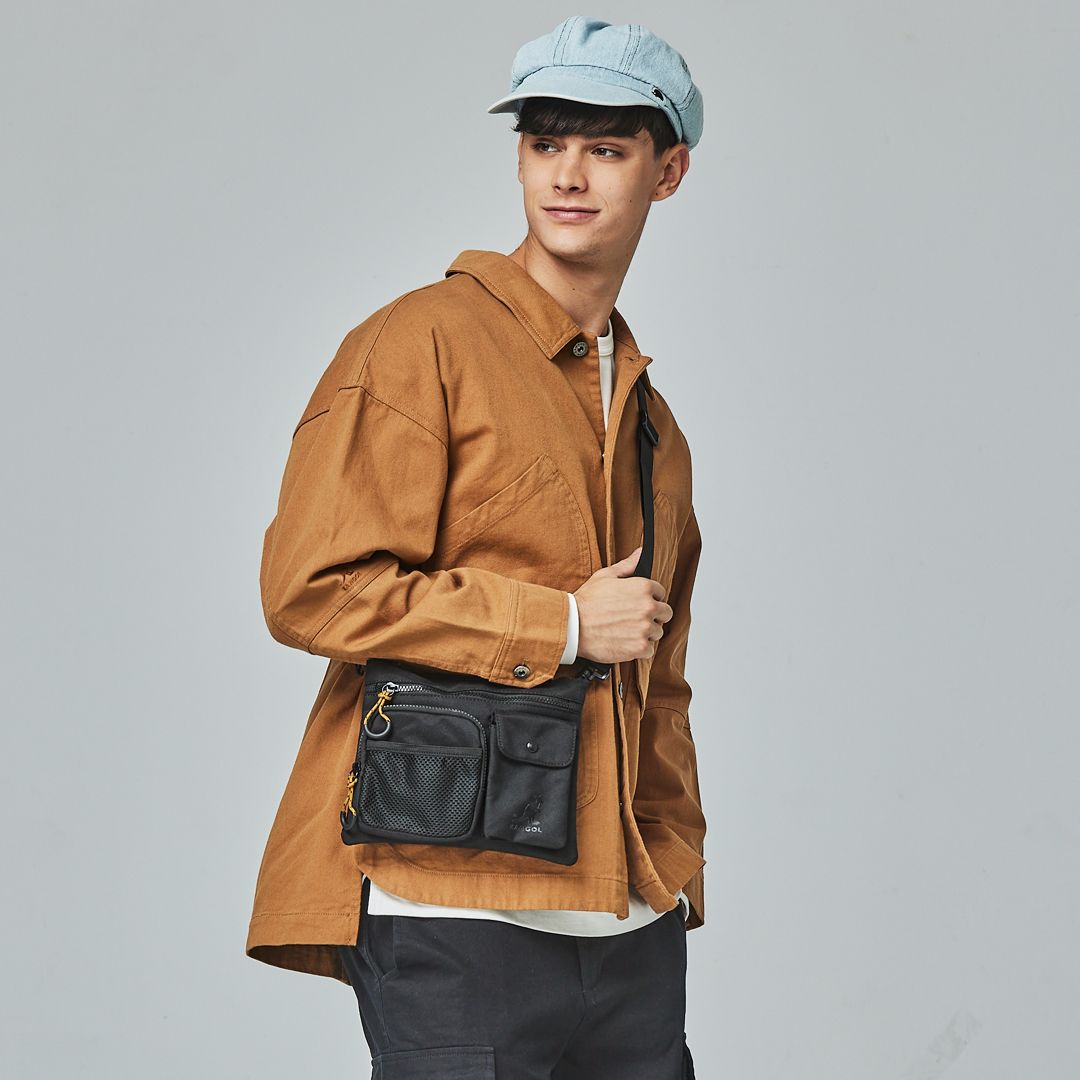 KANGOL袋鼠復古口袋襯衫外套