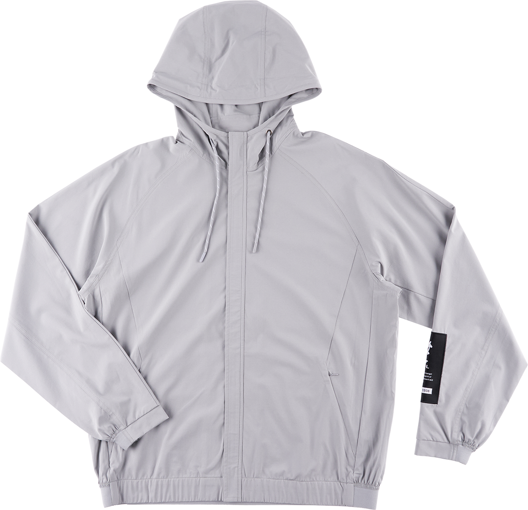 KANGOL男款透氣機能外套-灰