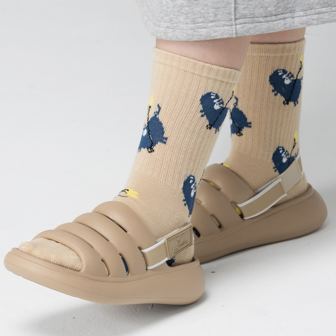 Angelia&Pets兩穿拖鞋-卡其