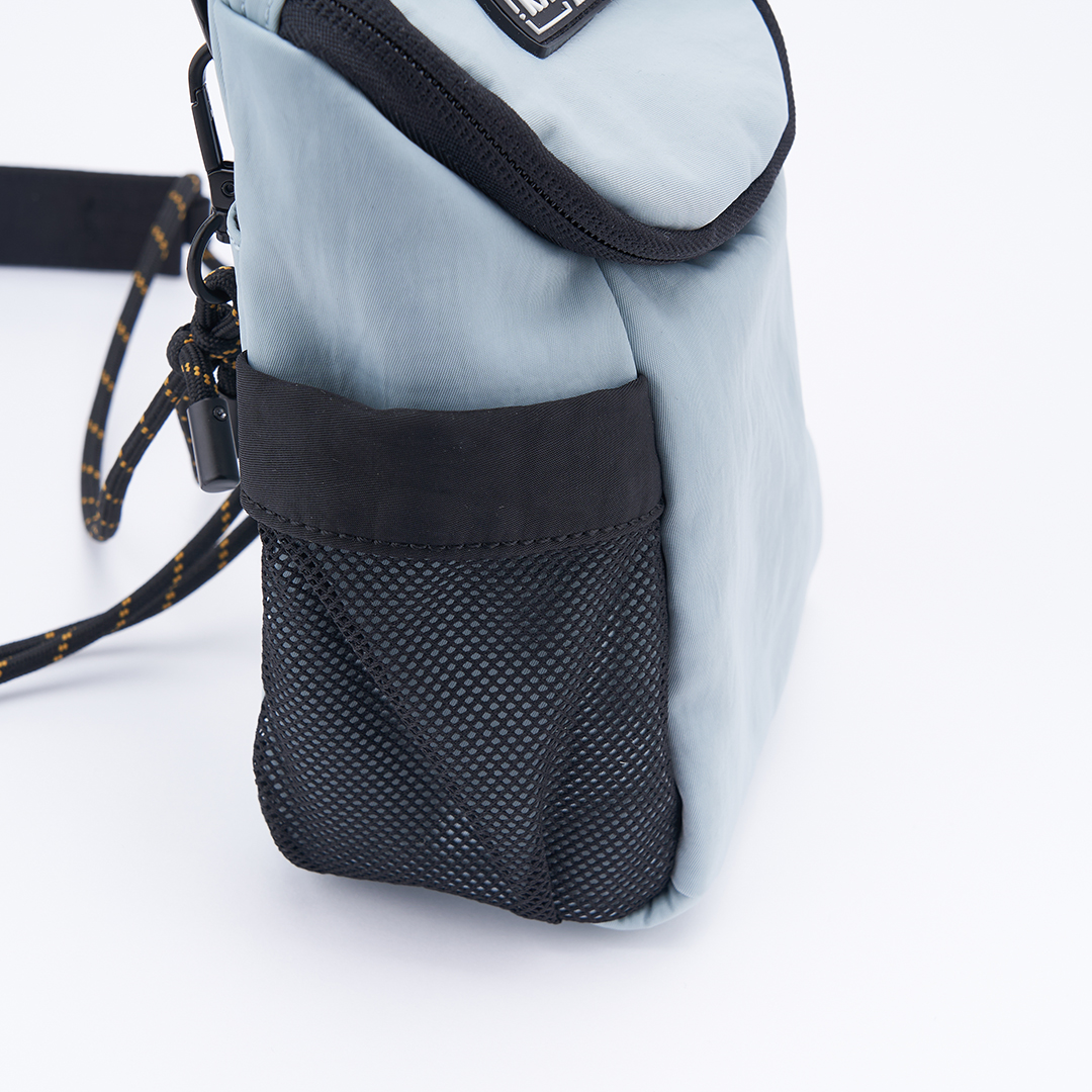 KANGOL水洗尼龍小側包-藍