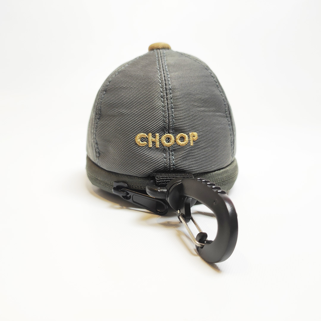 CHOOP防潑水撞色小帽包(第二彈)-鐵灰 CHOOP防潑水撞色小帽包(第二彈)-鐵灰