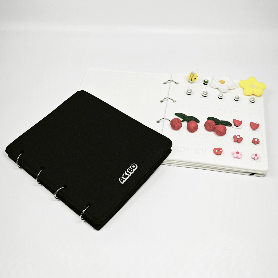 AKIBO洞洞鞋扣收納本