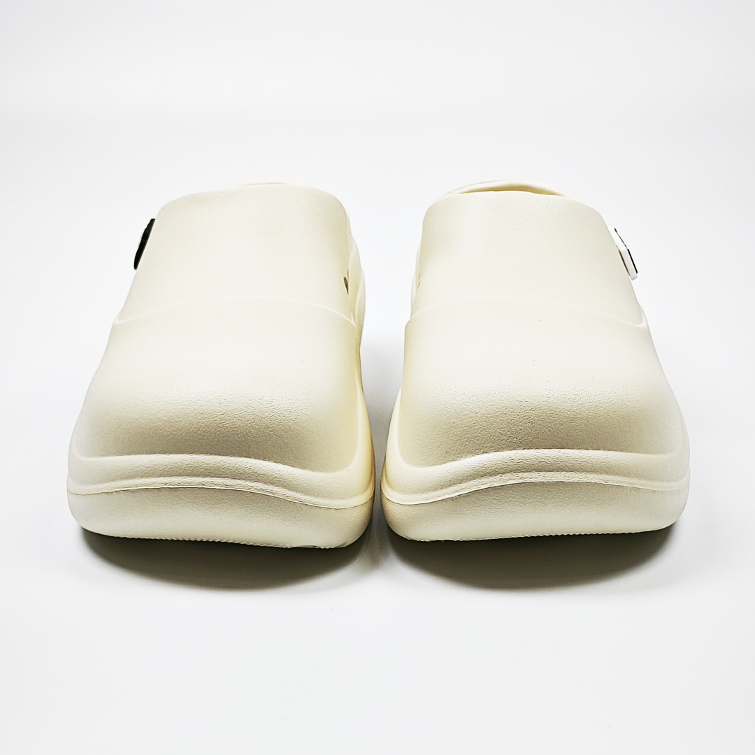 AKIBO清新穆勒鞋-牛奶白(女款、輕量、耐走、防水)