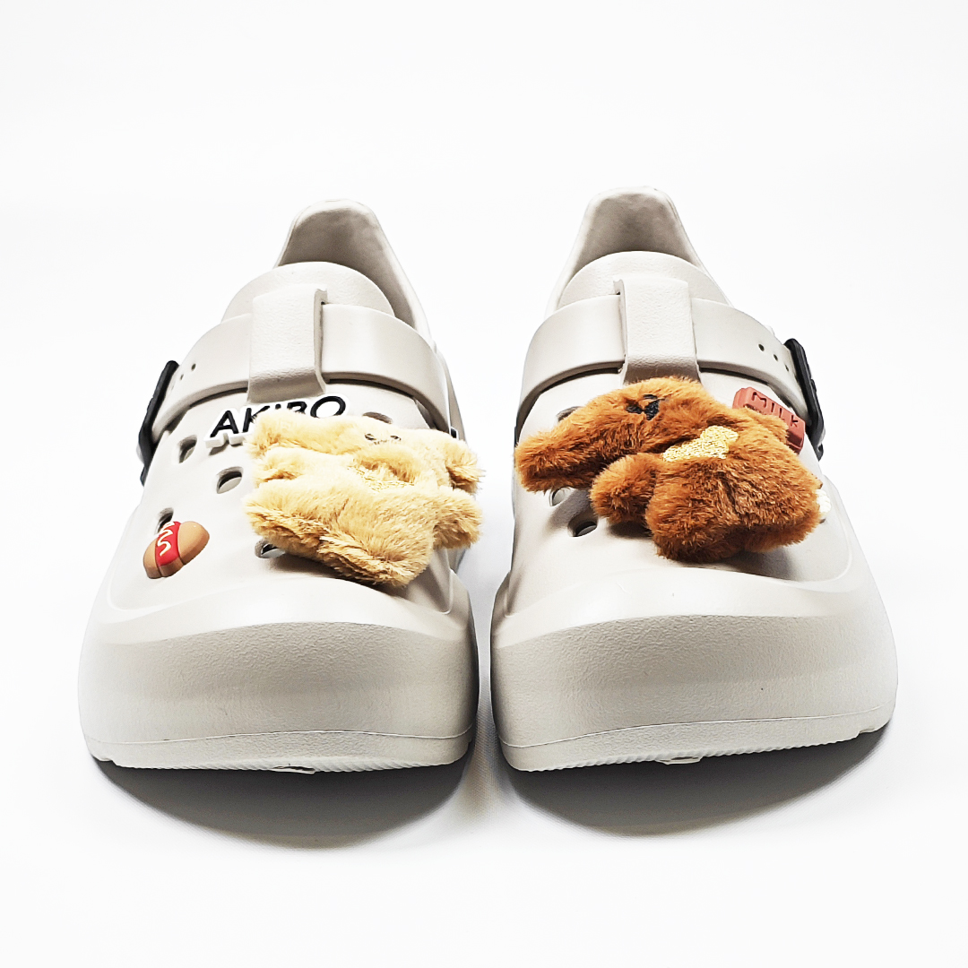 AKIBO全方位機能洞洞鞋-質感灰(中性款、雲朵感、輕量、防水)