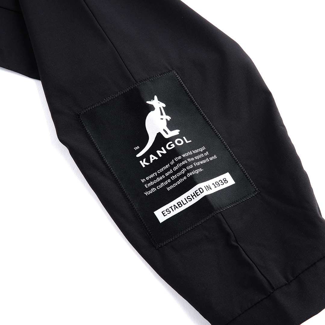 KANGOL男款透氣機能外套-黑