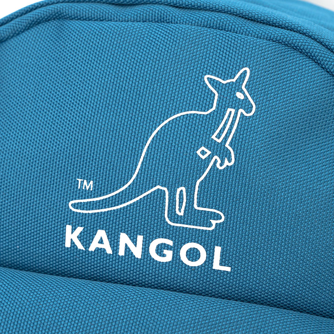 KANGOL袋鼠基本後背包-黑