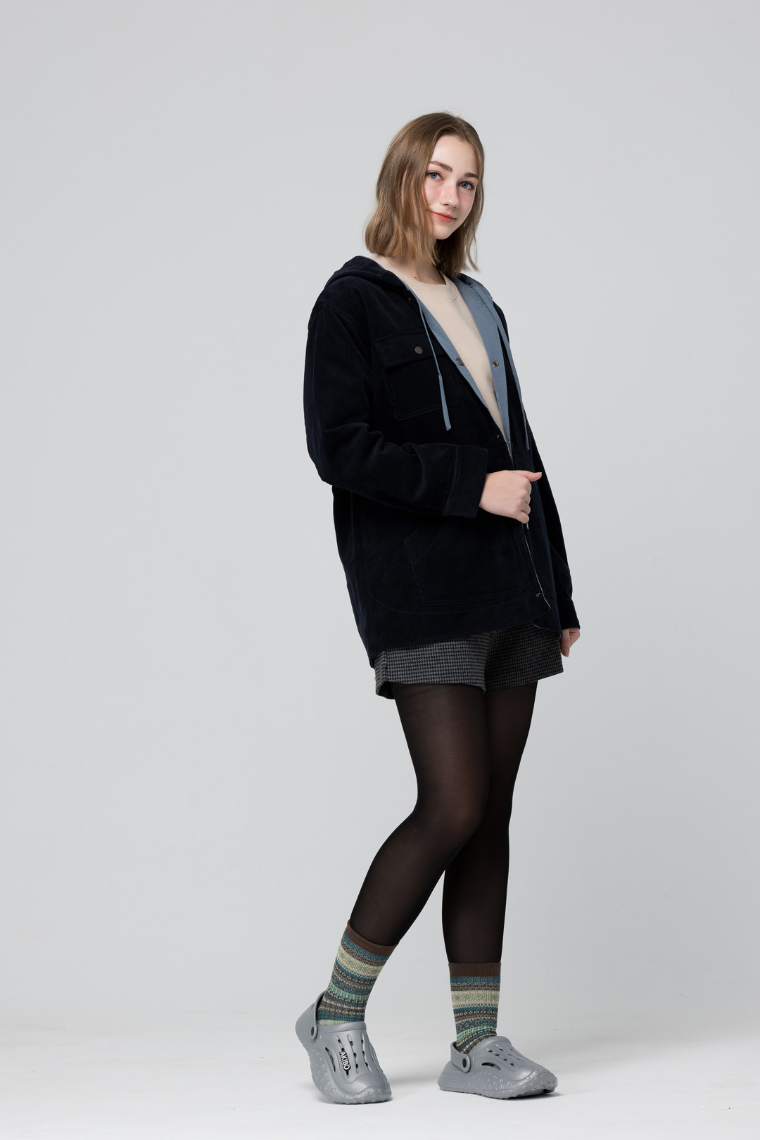 AKIBO戶外機能洞洞鞋-質感灰(中性款、雲朵感、輕量、兩穿、防水)