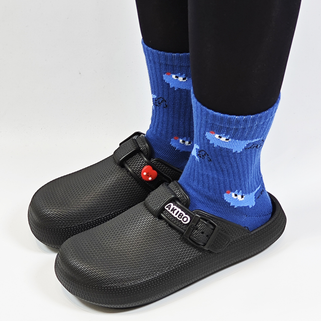 AKIBO潮流耐走勃肯鞋-經典黑(中性款、輕量、耐走、防水)