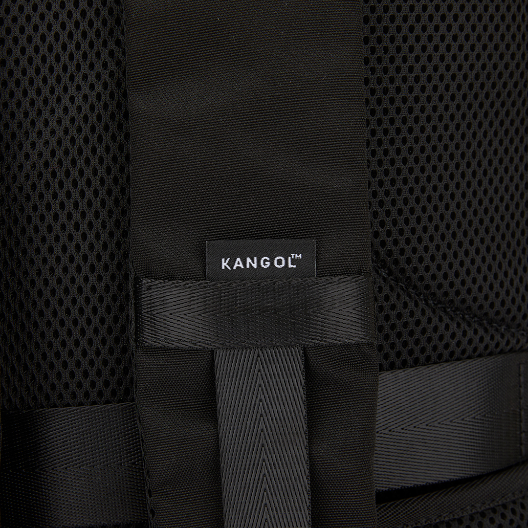 KANGOL袋鼠基本後背包-黑