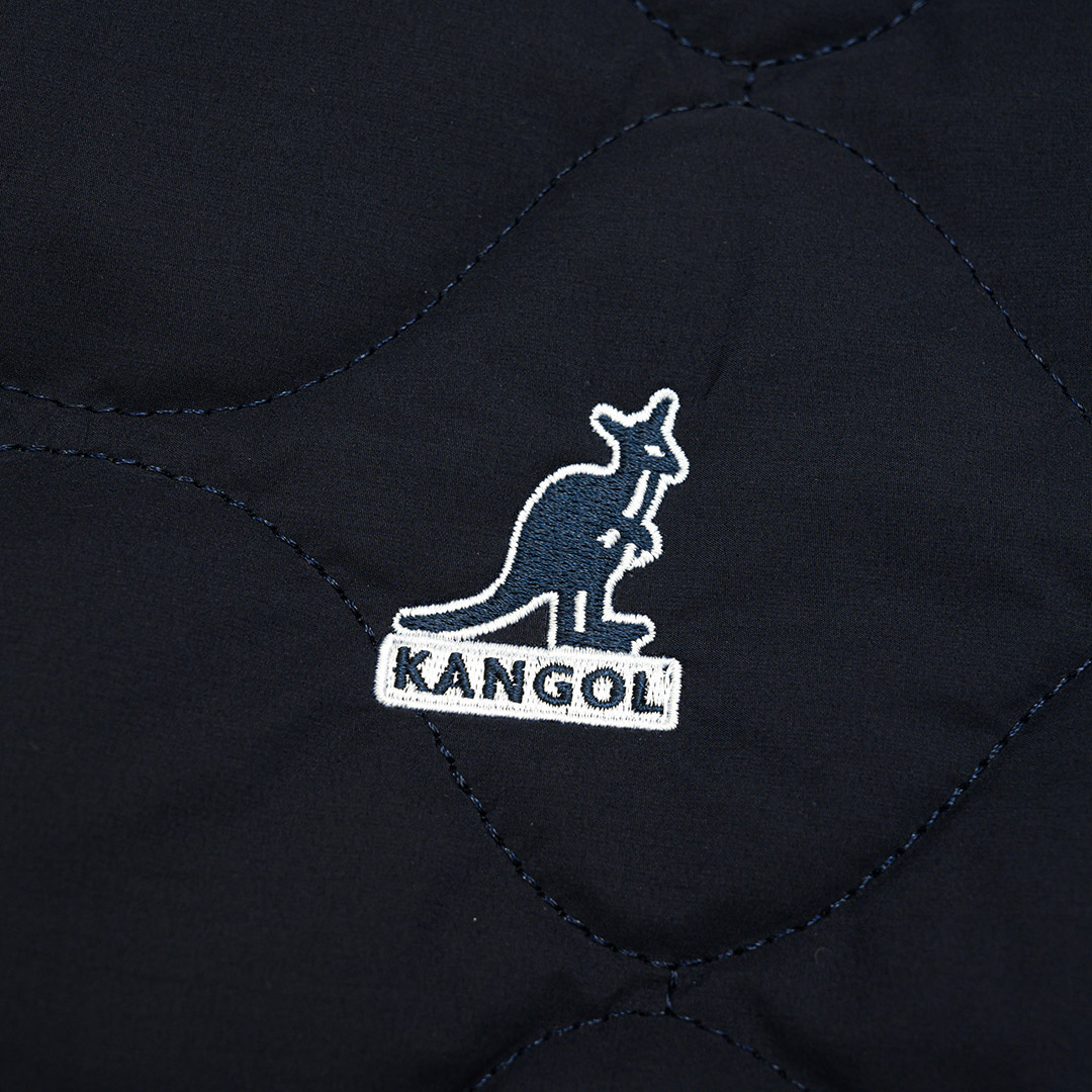 KANGOL袋鼠水波紋鋪棉外套