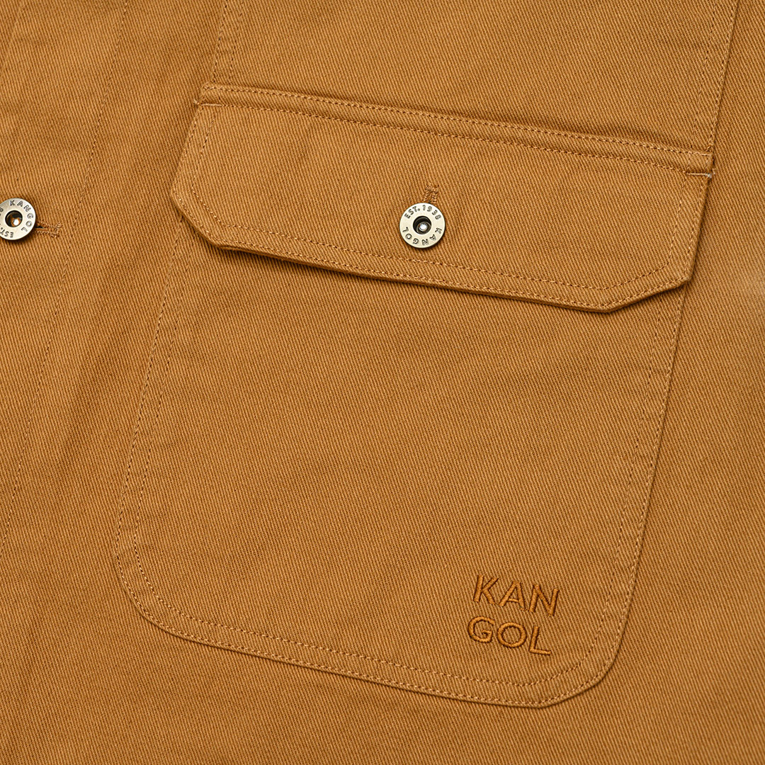 KANGOL袋鼠復古口袋襯衫外套