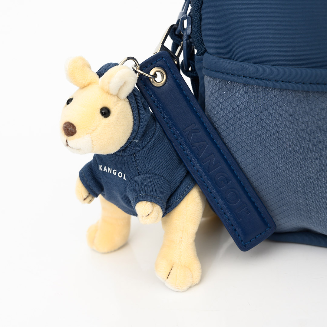 KANGOL袋鼠基本後背包-黑