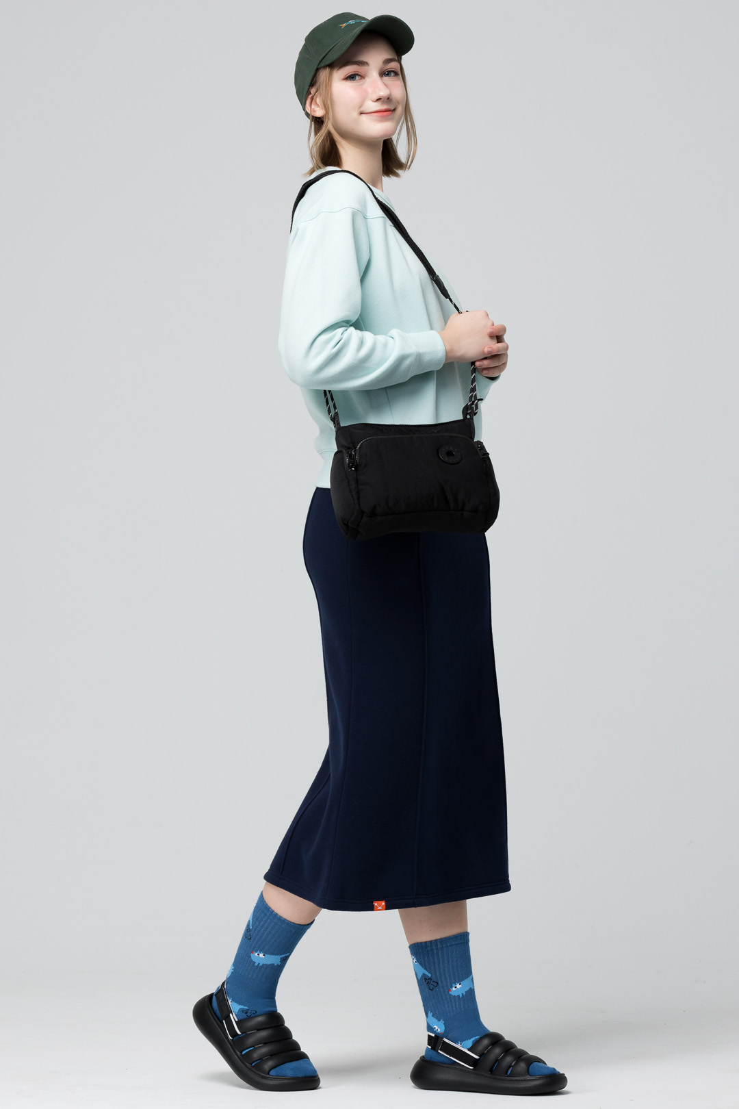 Angelia&Pets兩穿拖鞋-經典黑