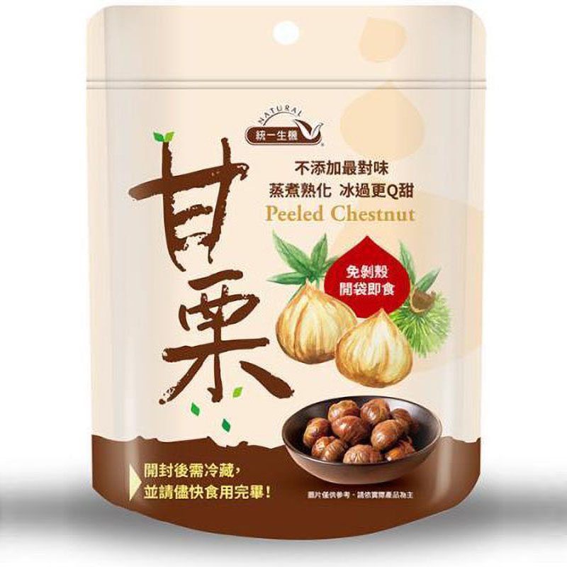 【統一生機】甘栗 150g / 70g|免剝殼即食|天然蒸煮栗子|無添加防腐劑 【統一生機】甘栗 150g / 70g|免剝殼即食|天然蒸煮栗子|無添加防腐劑