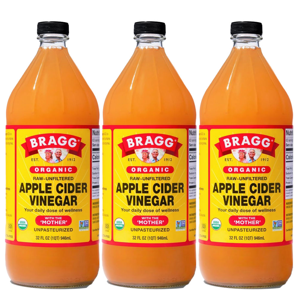 【統一生機】Bragg有機蘋果醋 聖誕節限時特惠 3入組