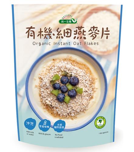 【統一生機】有機細燕麥片 400g｜芬蘭進口｜無農藥薰蒸｜長輩兒童適用