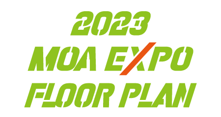 2023 MOA 展覽平面圖 | 2023 MOA expo floor plan.