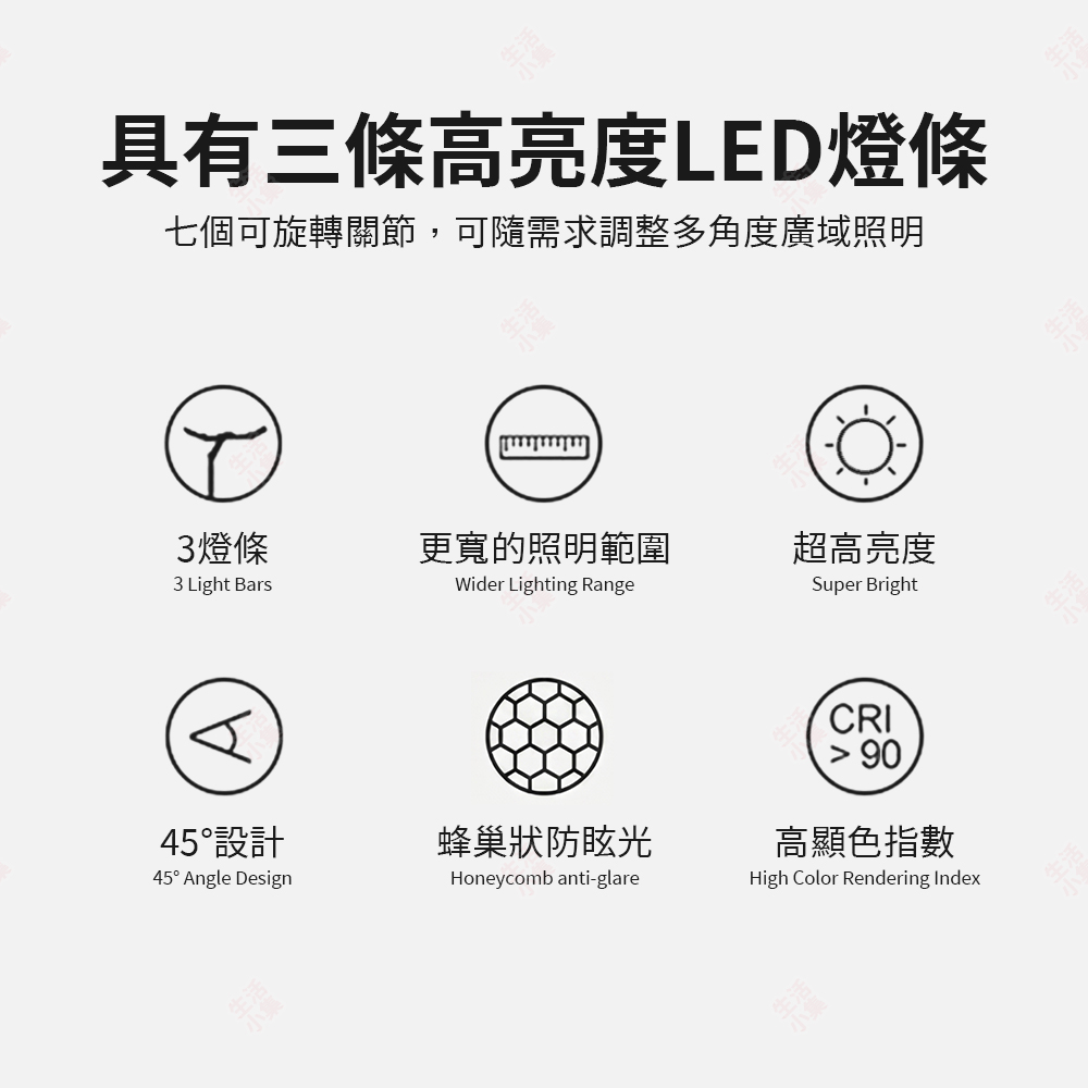 FDDL05 WINGS LED護眼檯燈3