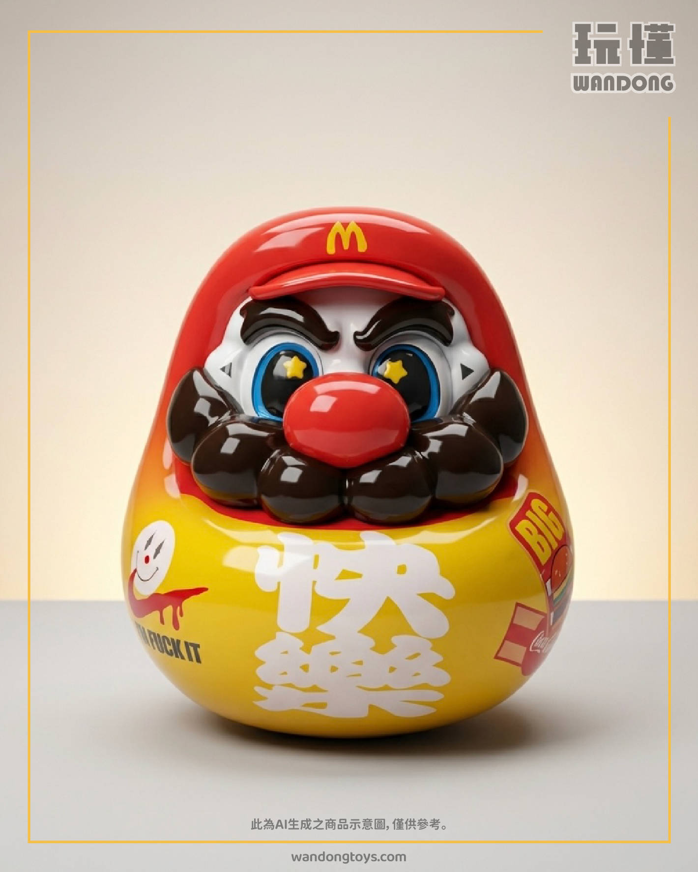 【SENZII千紙 + 超級達摩SuperDaruma】超級達摩