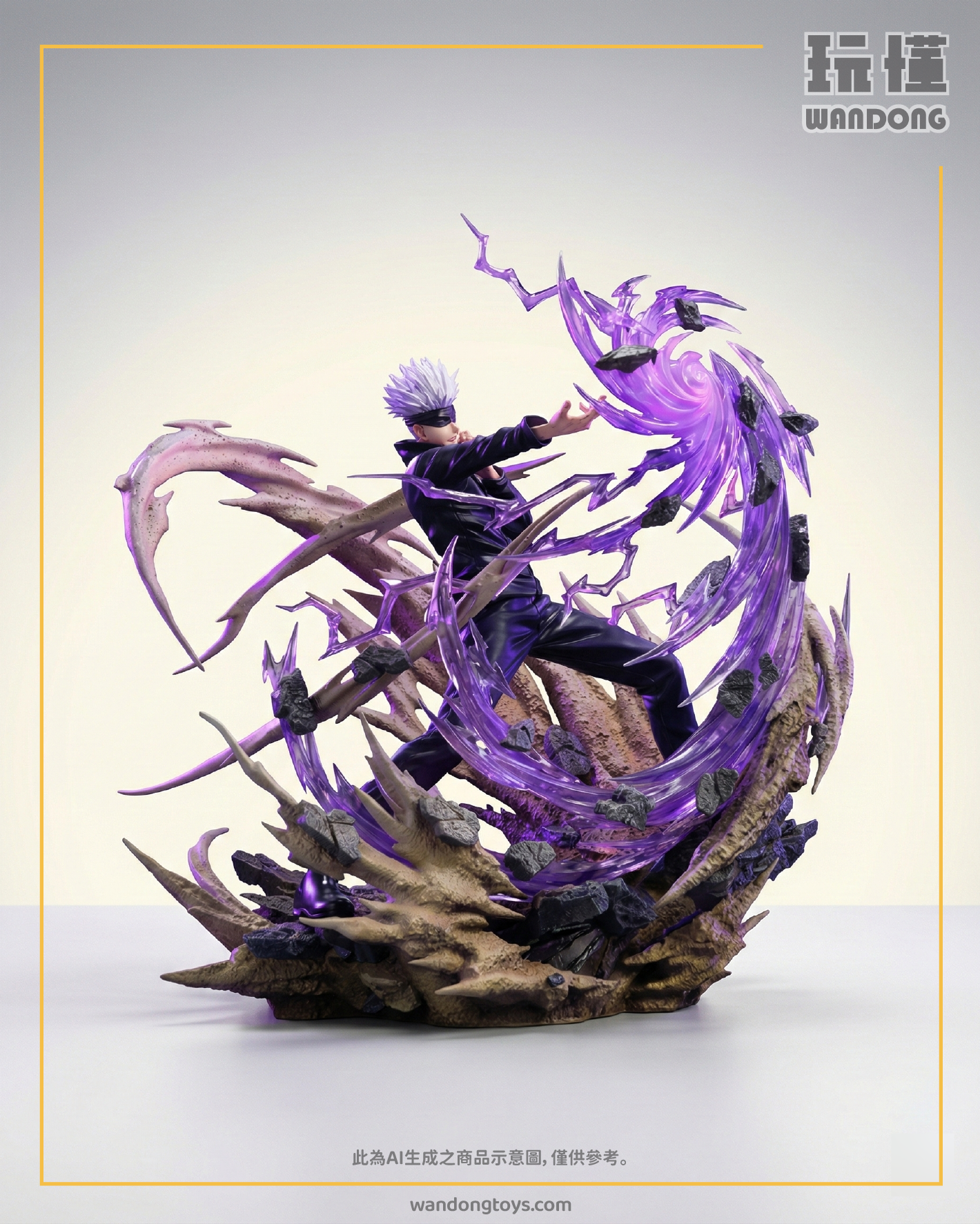 【啓原】1/6 五條悟 虛式 茈