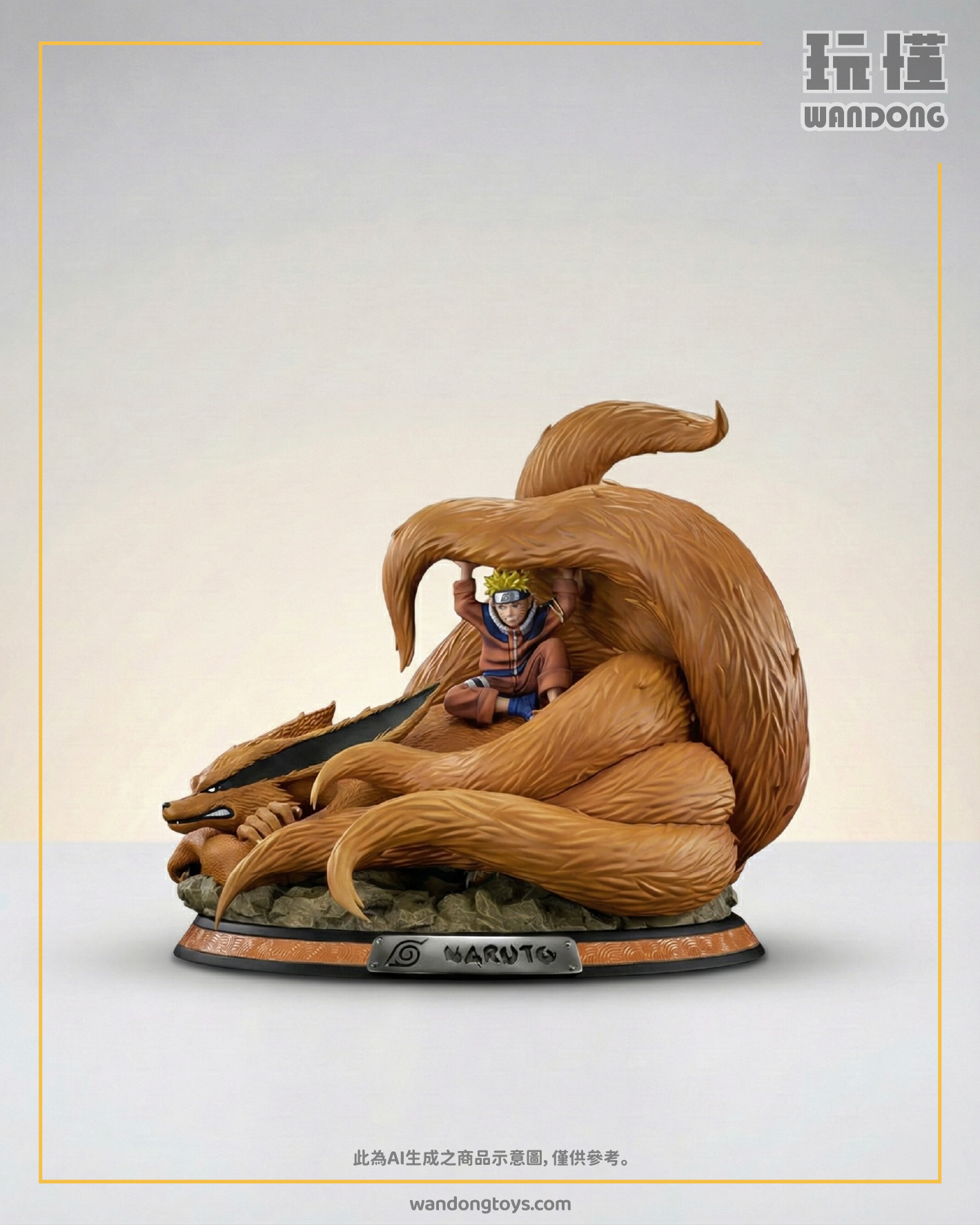 【Tsume Art(T社)】《火影忍者疾風傳》鳴人與九尾狐