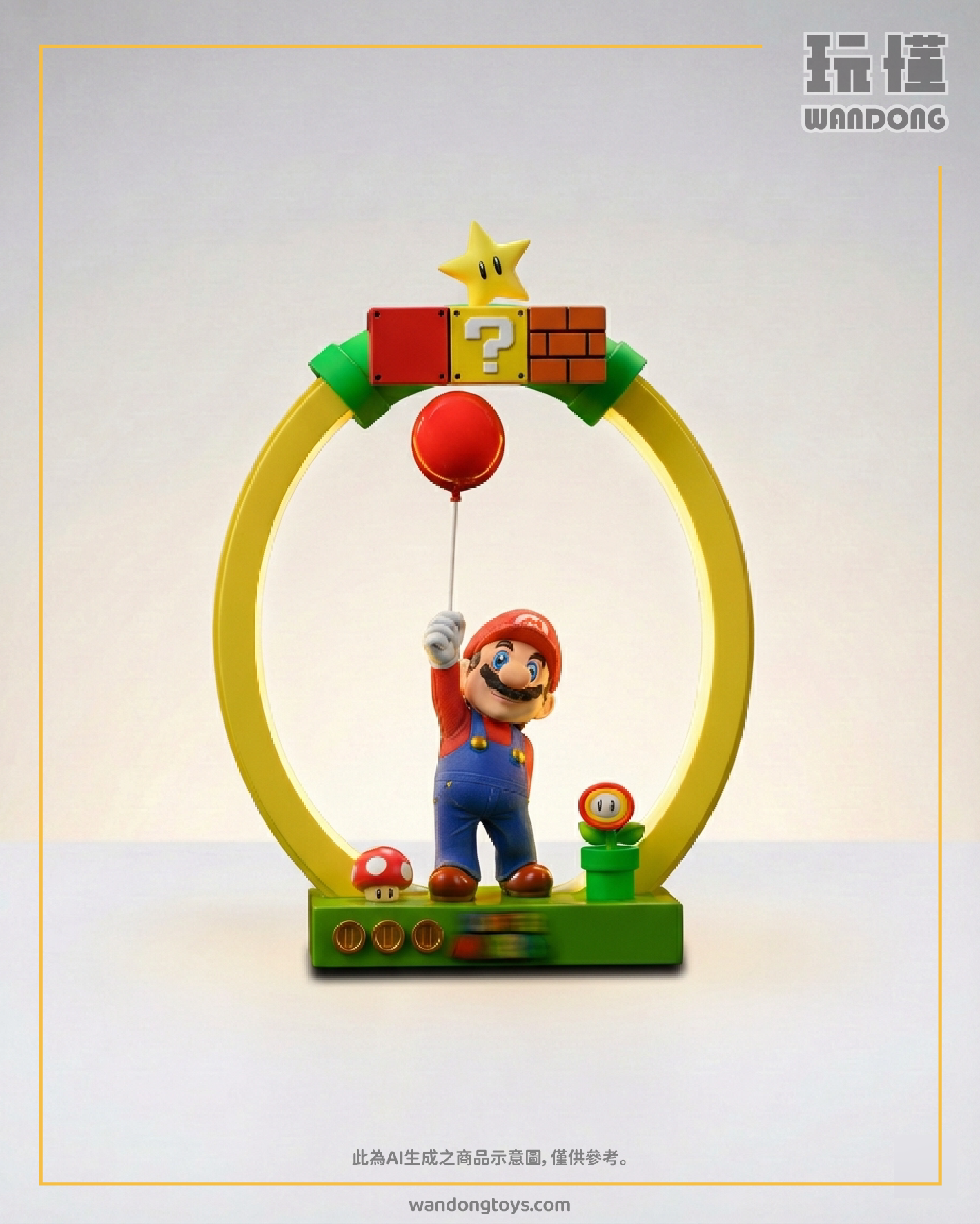 【斑馬】瑪利歐 檯燈