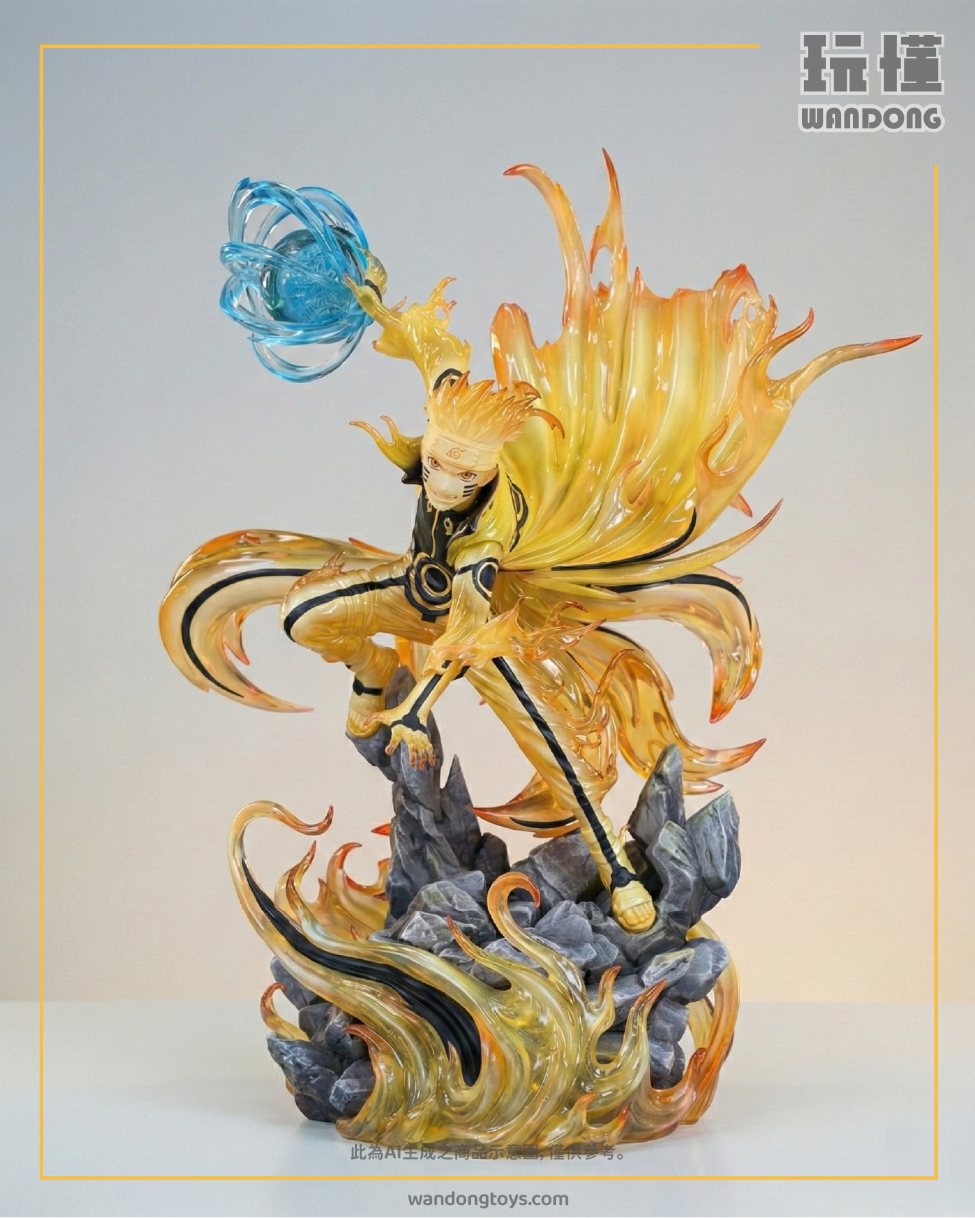 【十年百忍】鳴人 九尾模式 1:9