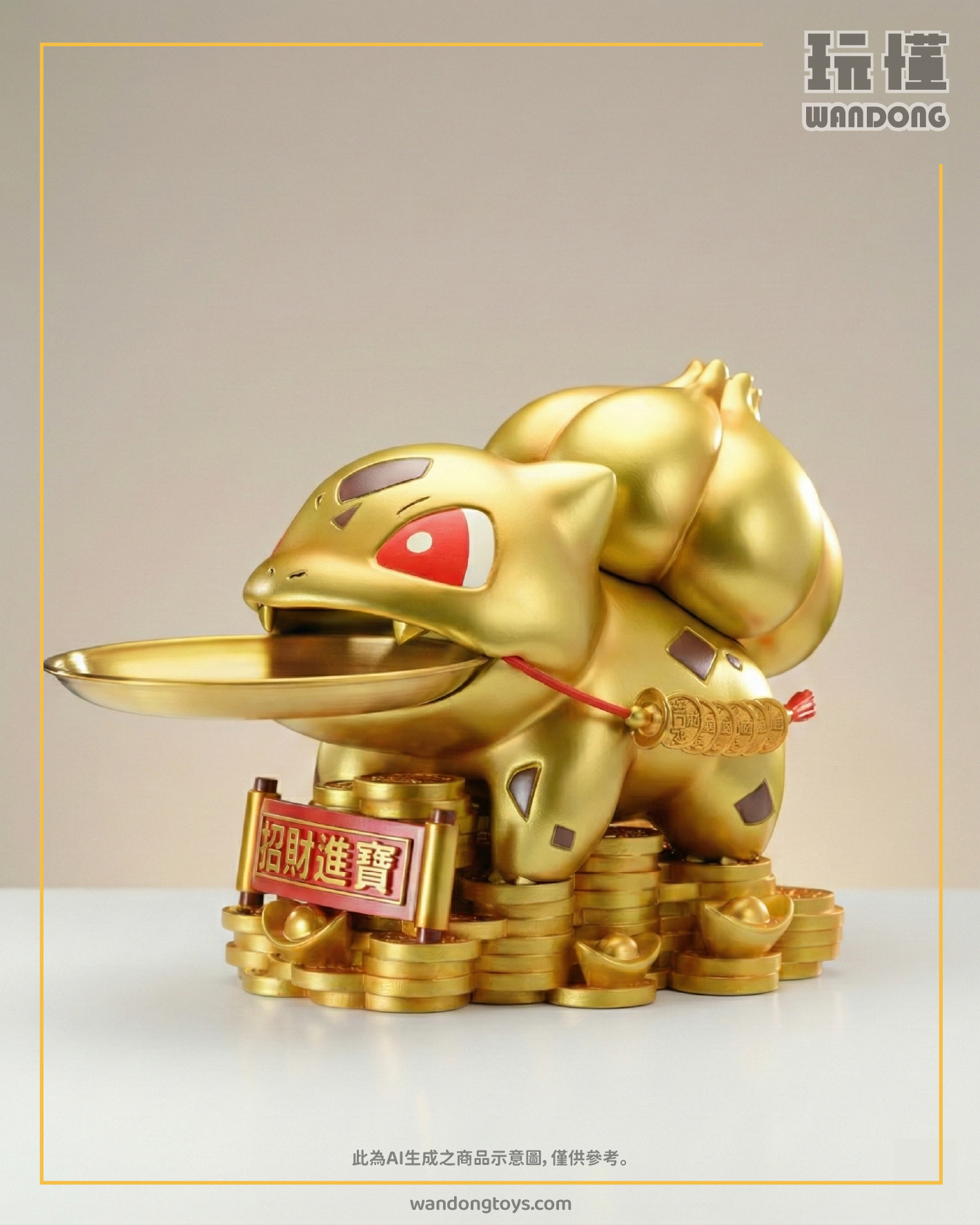 【VS模玩】收納招財妙蛙種子