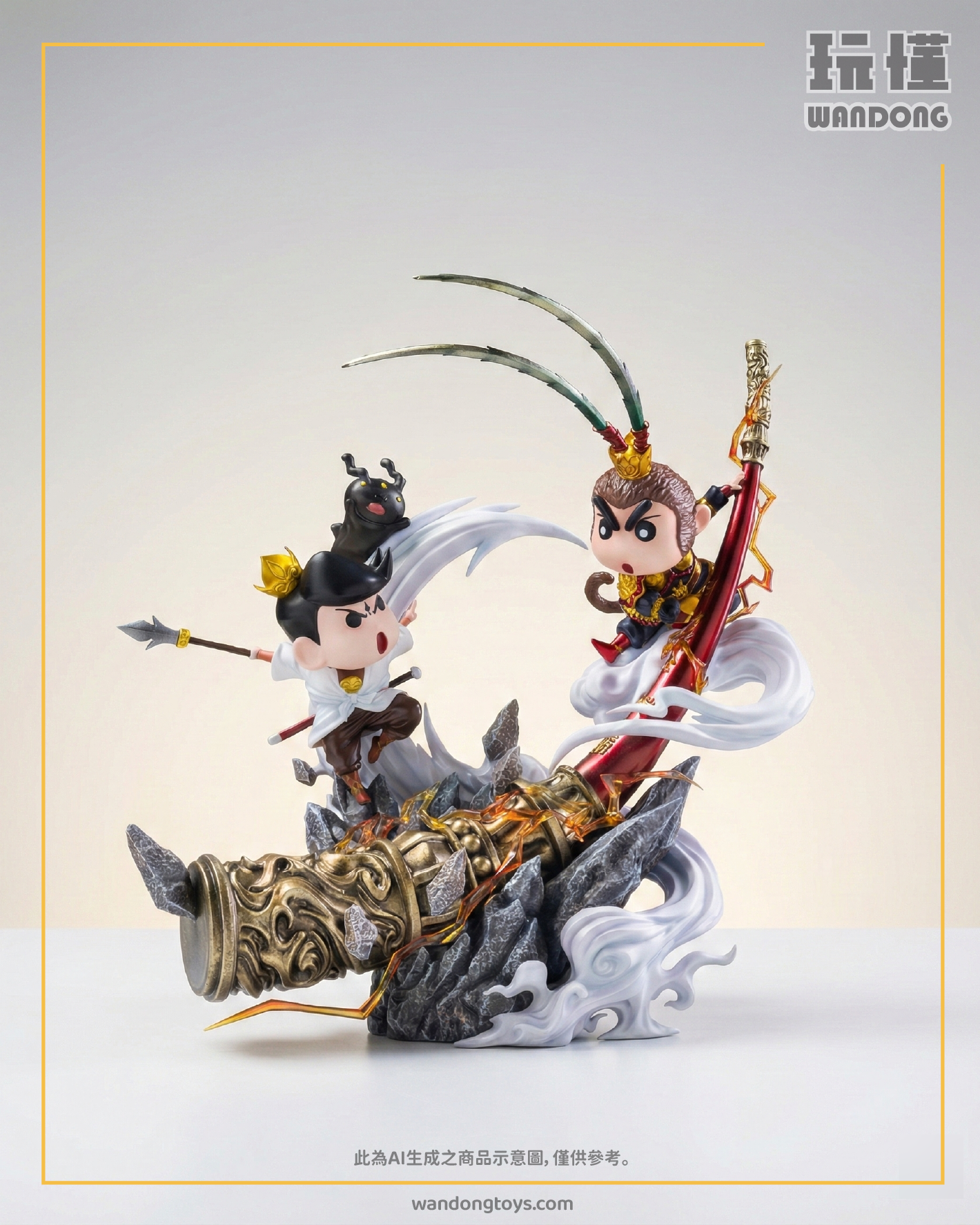 【棉花堂】小新cos悟空VS二郎神