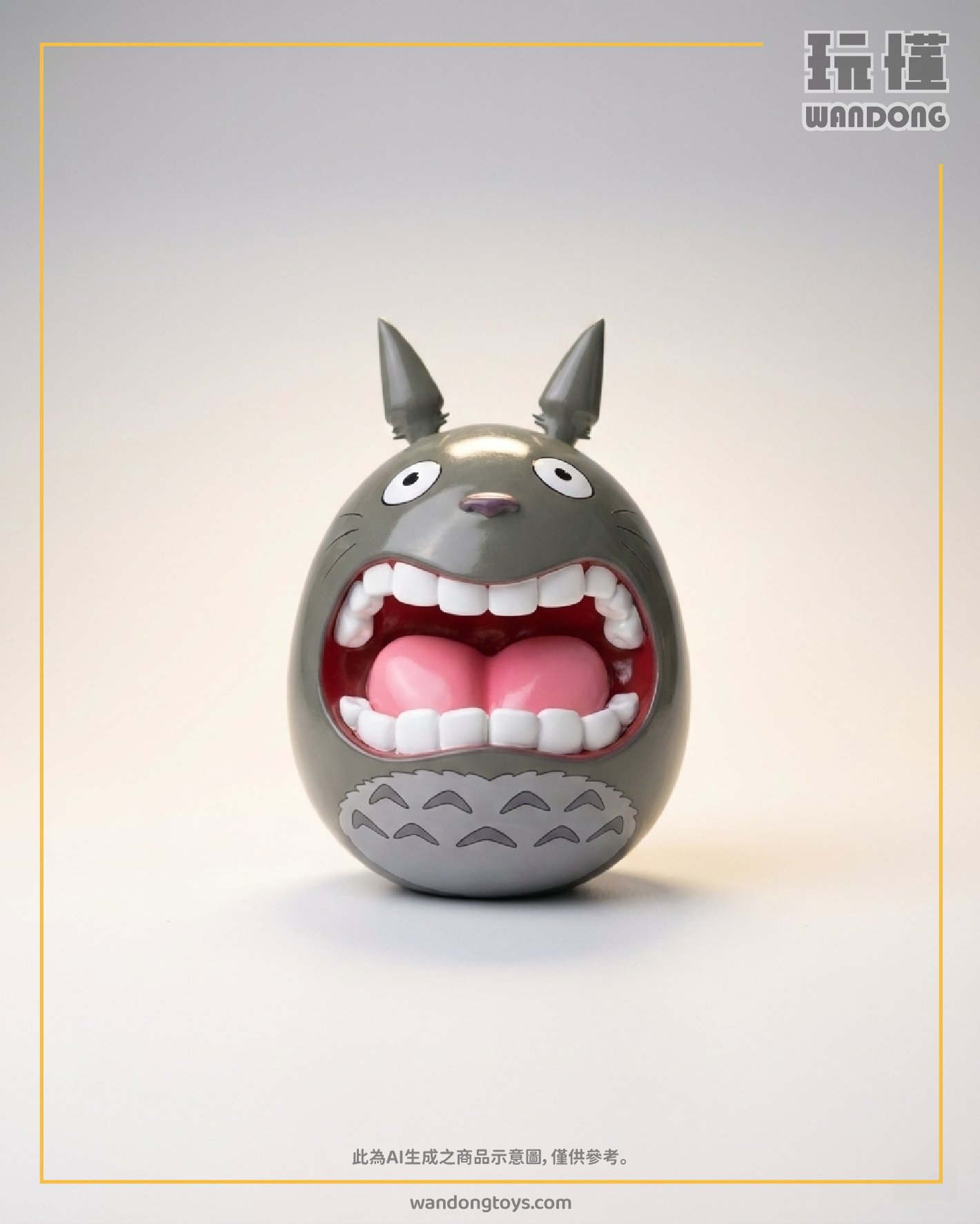 【Lazy Fish】龍貓達摩蛋