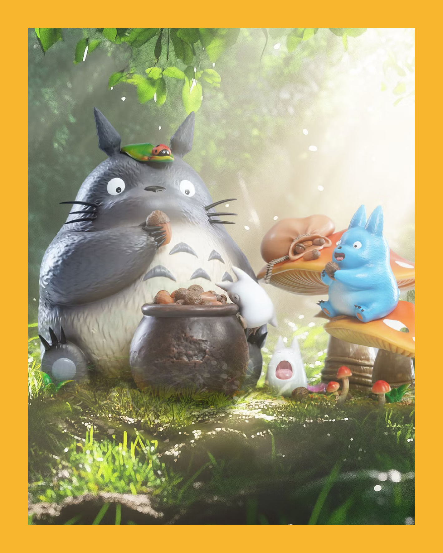 【龍喵】吃橡果的龍貓