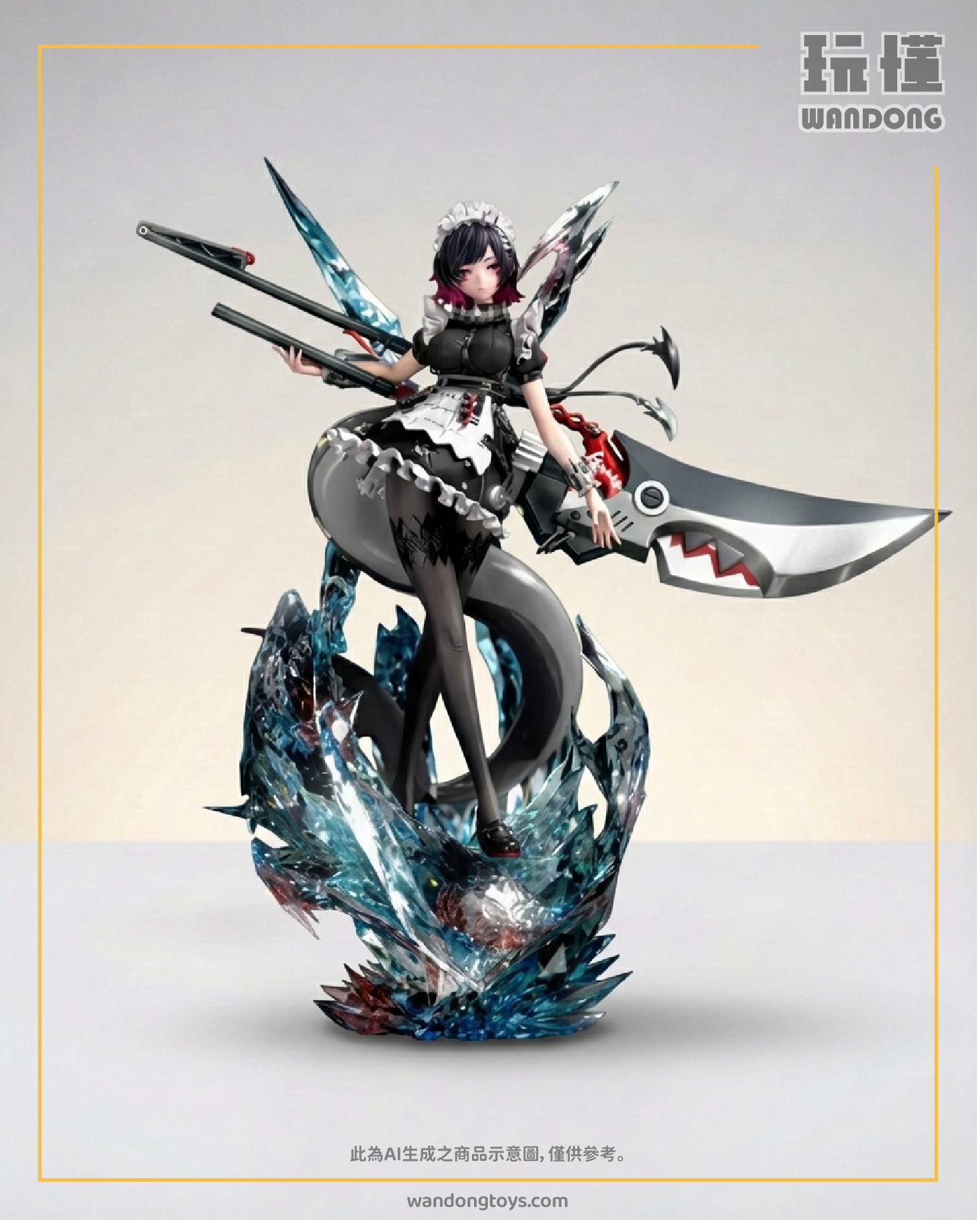 【YOLO x 吧唧】鯊魚妹 艾蓮·喬 1:6