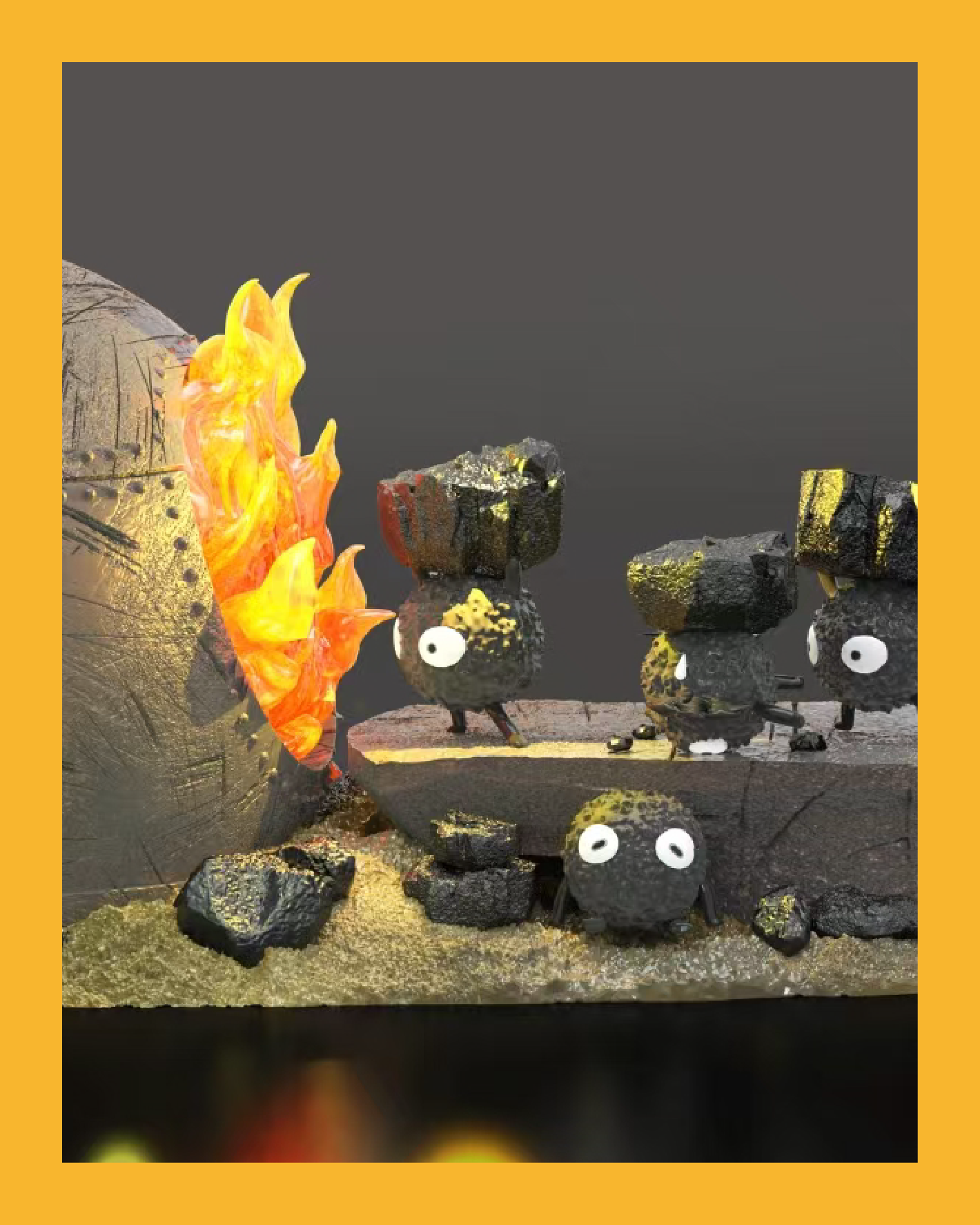 【稻草人】搬運的煤球精靈