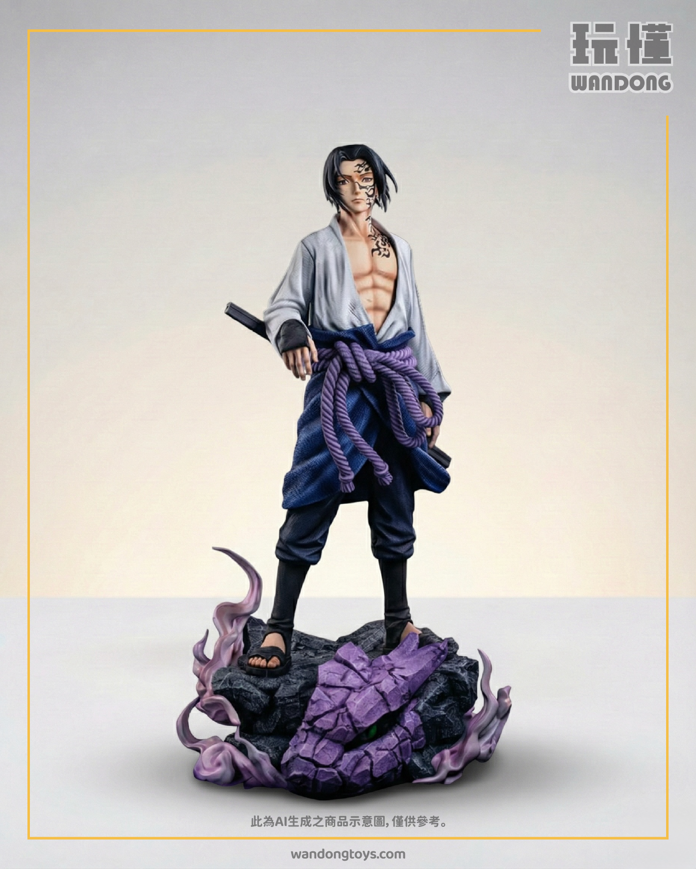 【地台社 + 騎士聯盟】1/4 佐助 咒印款