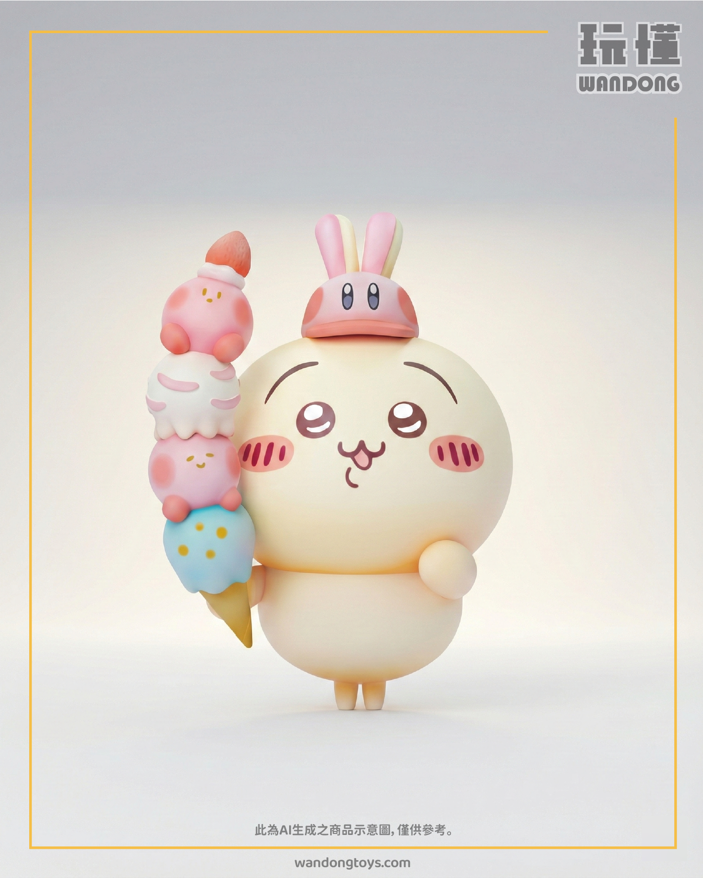 【潮社】吉伊卡哇×星之卡比  烏薩奇