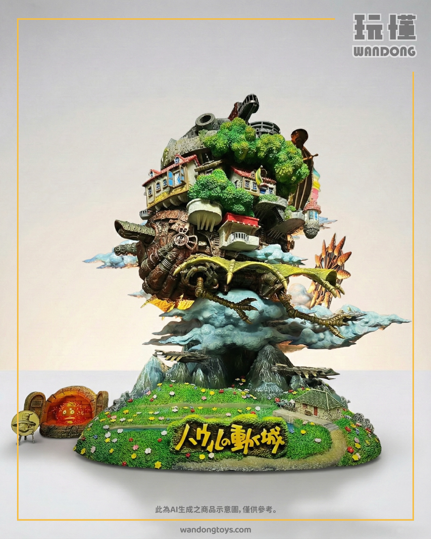 【OPM】霍爾的移動城堡 飛行版 宮崎駿周年款