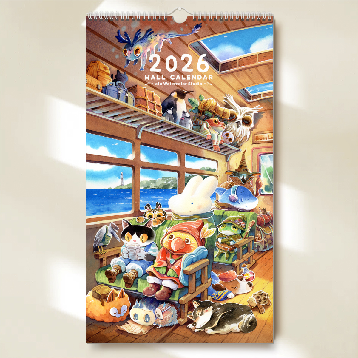 【預購】2026掛曆 - 夢之所在｜旅途篇