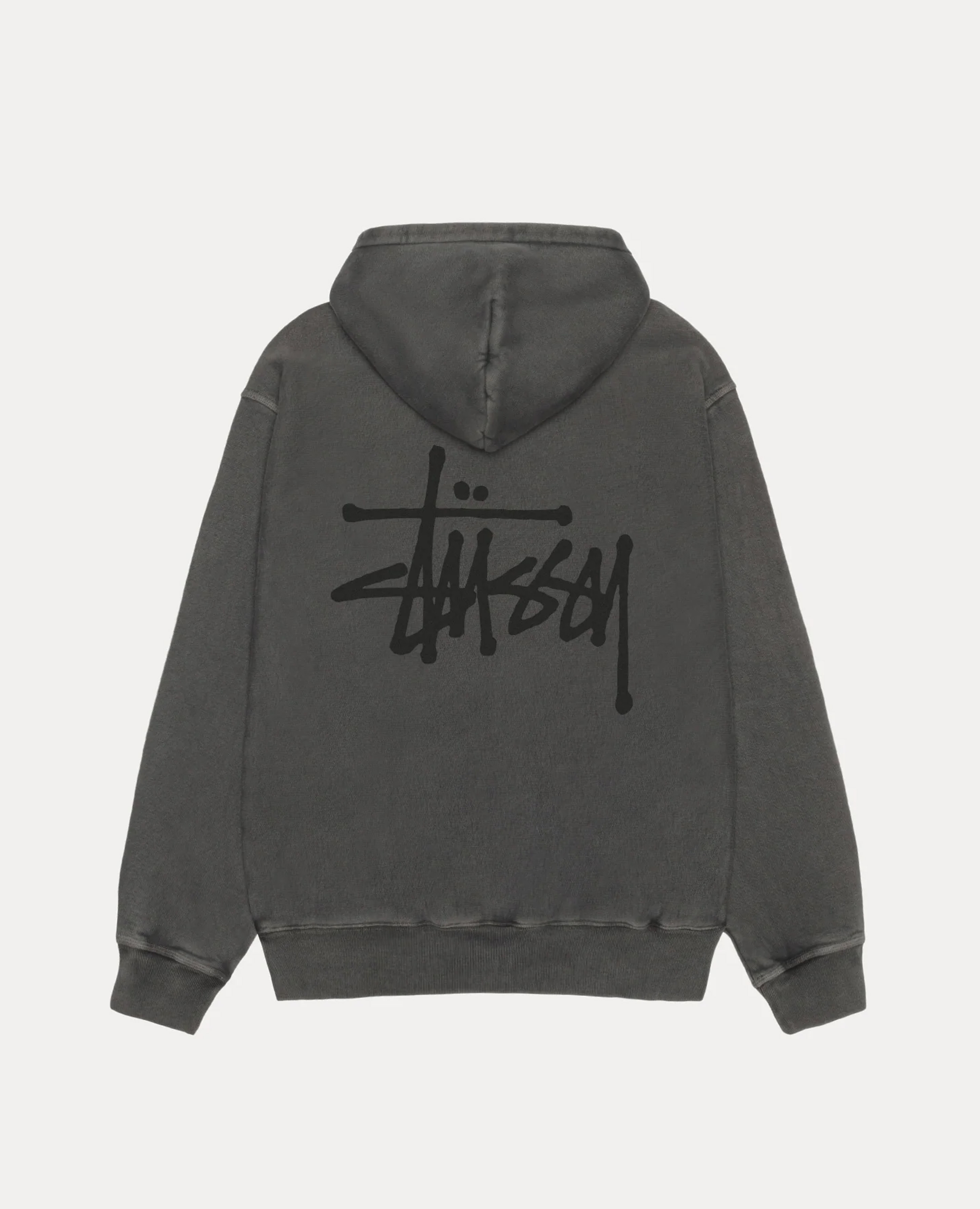 Stüssy Basic Zip Hoodie Pigment Dyed
