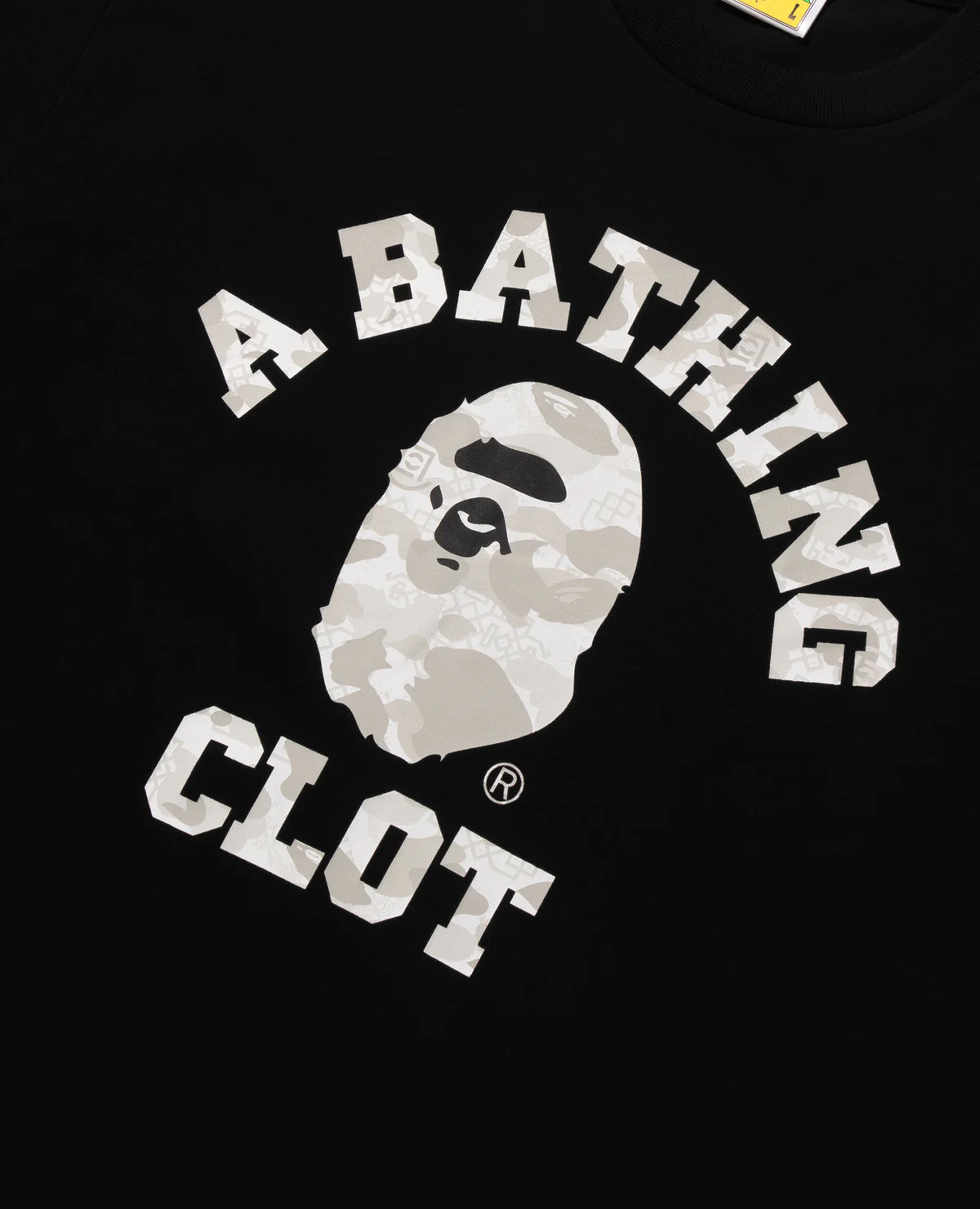 Clot x A Bathing Ape Camo College Relaxed Fit Tee | A BATHING APE