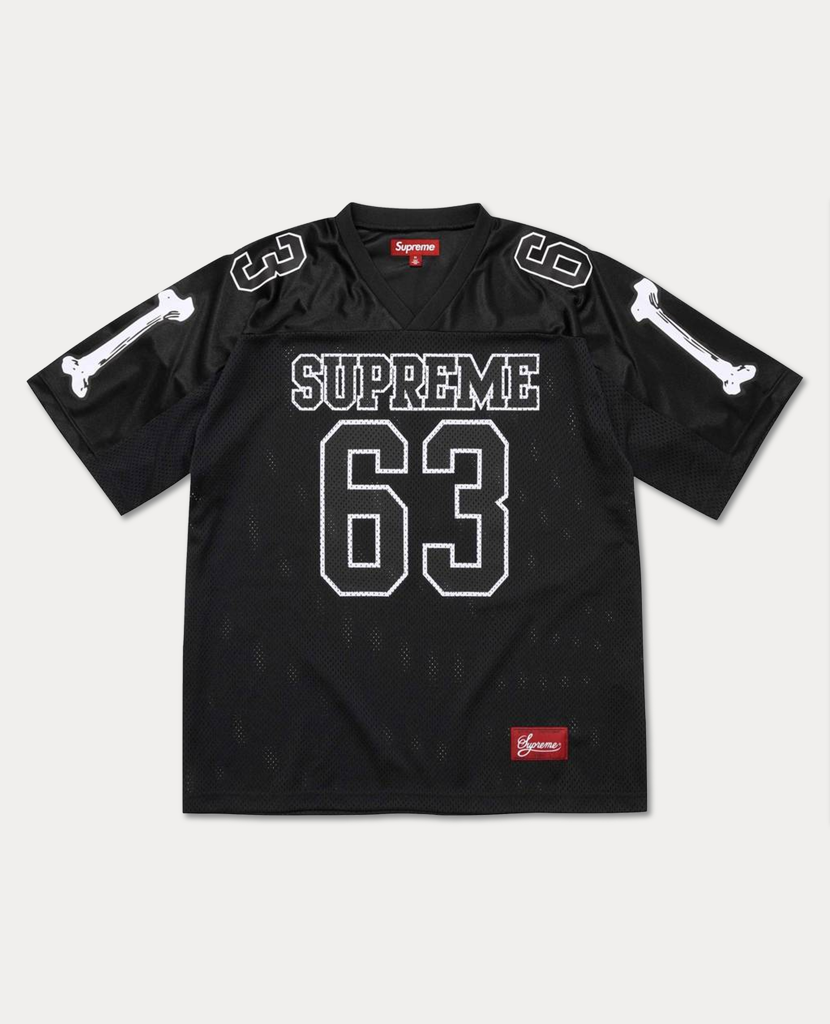 Supreme Bones Football Jersey Black