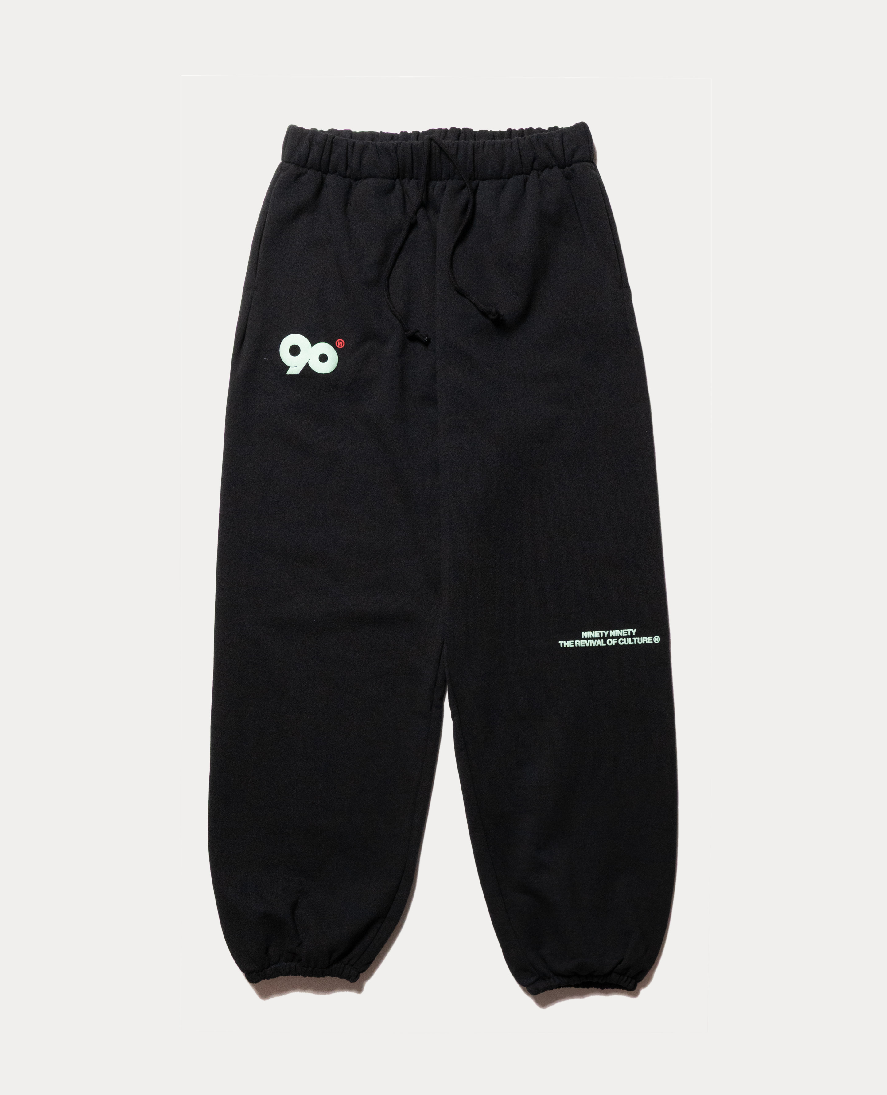 9090 90 Logo Glow Puff Logo Sweat Pants1
