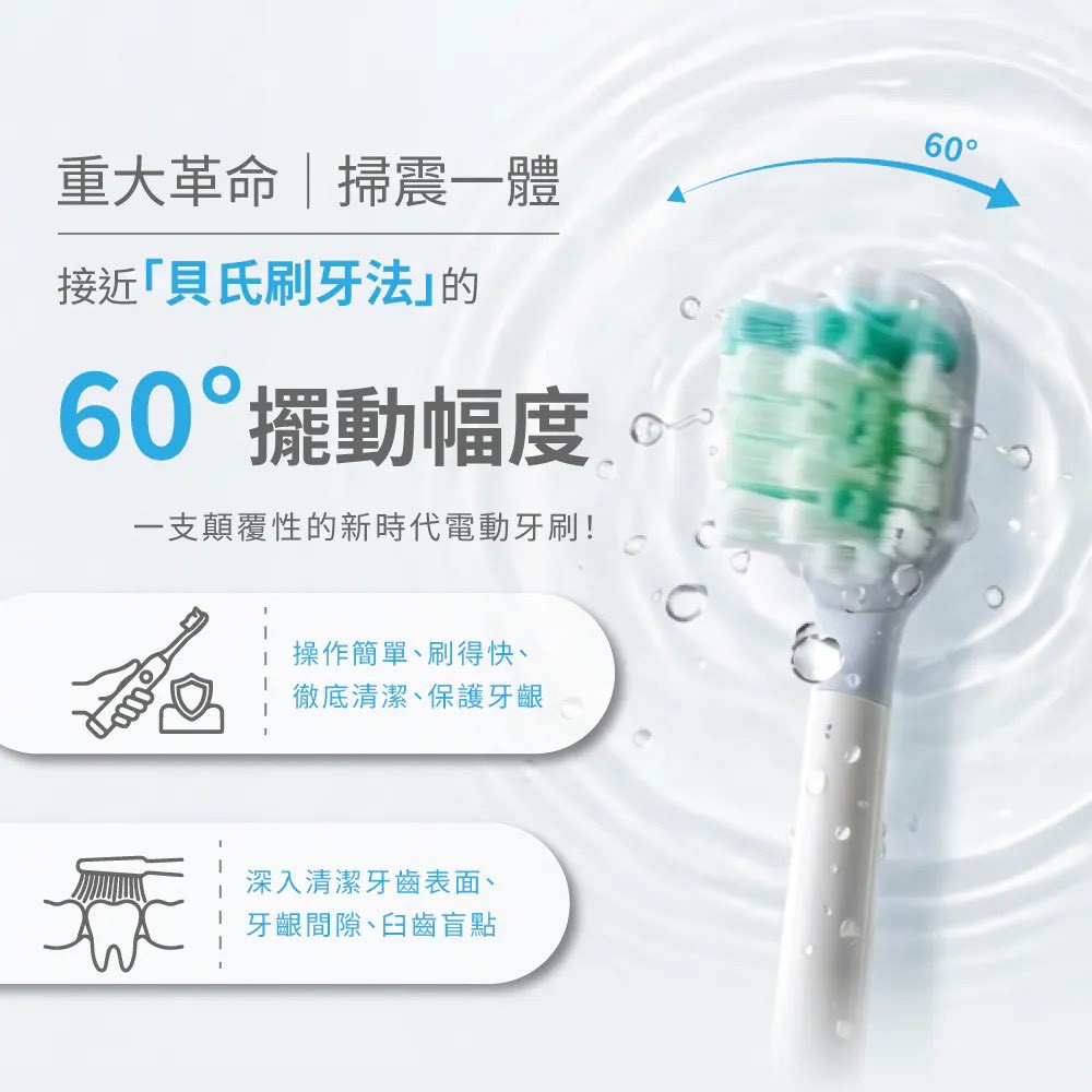 【Roommi】智慧Pro掃震電動牙刷4