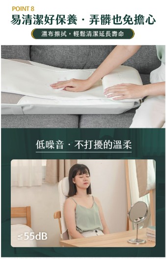 快閃優惠|【3ZeBra 泰皇墊|4D泰式按摩椅墊】18