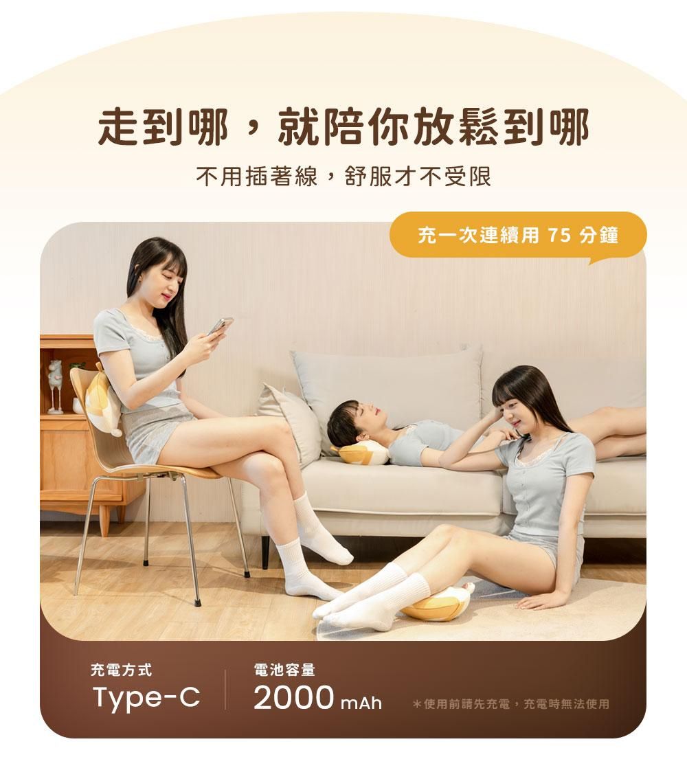 3ZeBra 柯基枕|溫感舒壓按摩枕10